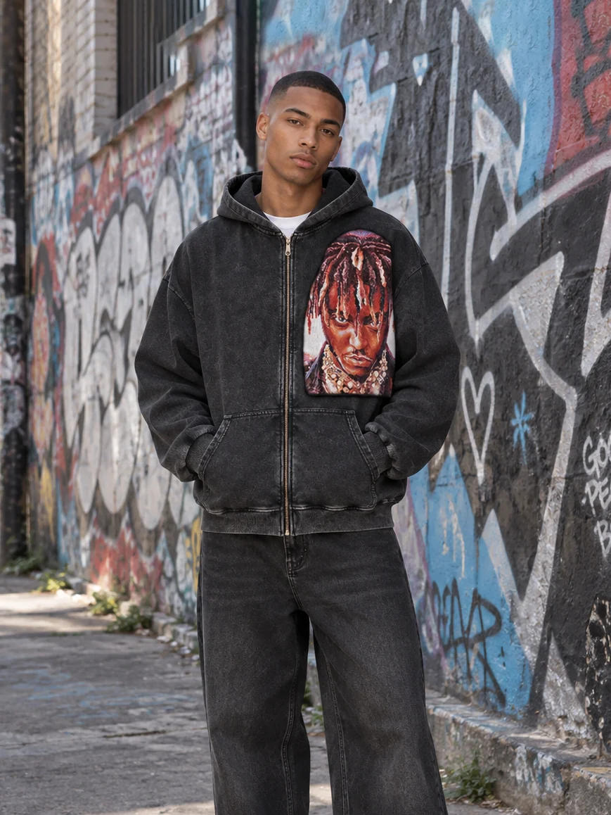 Tapestry Patch Hoodies