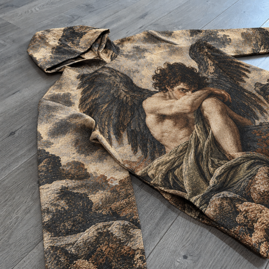 Fallen Angel Woven Tapestry Hoodie