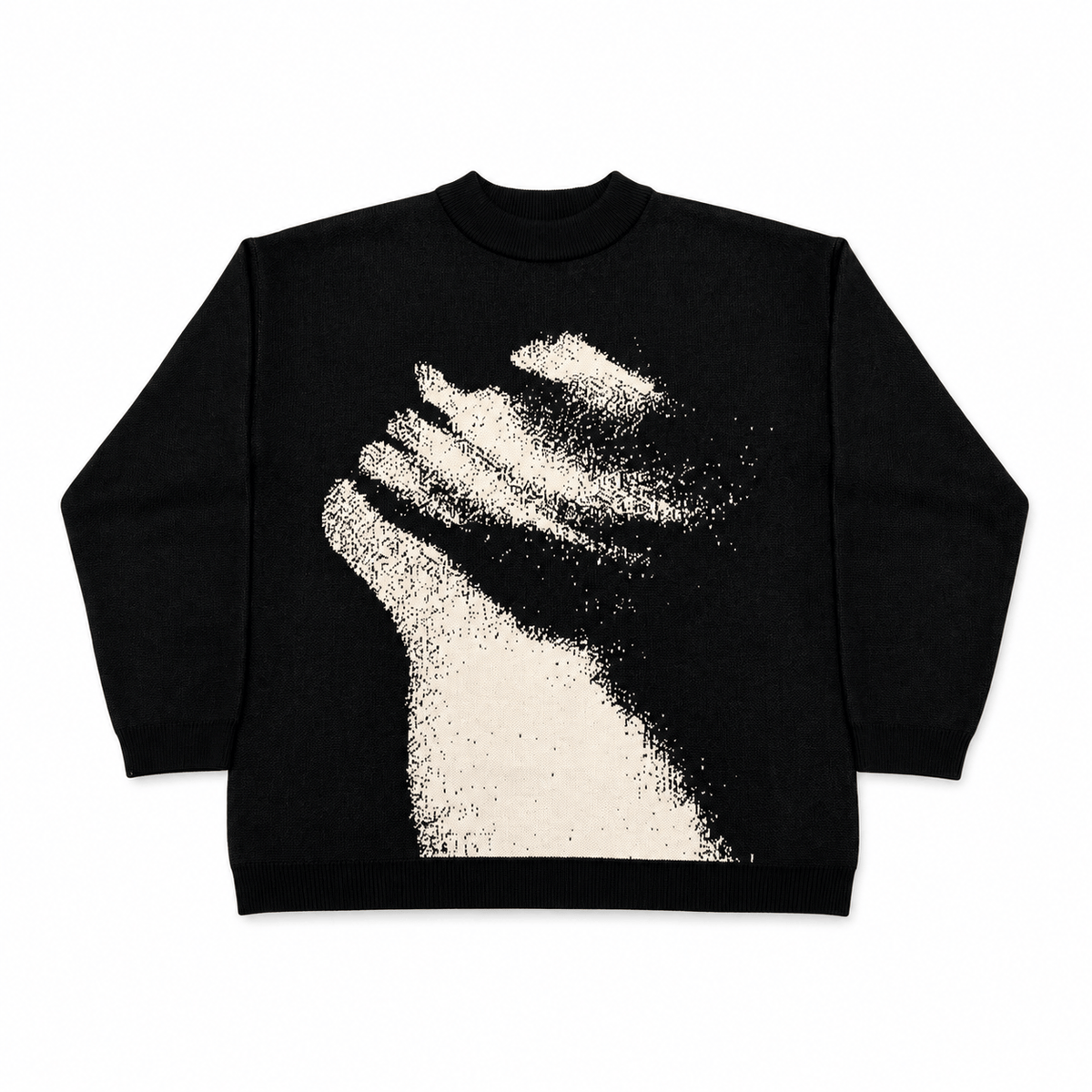 Hidden Emotion Graphic Knit Sweater