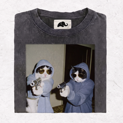 COOL GUNSLINGER FELINES HOOD＆ SWEAT＆TEE