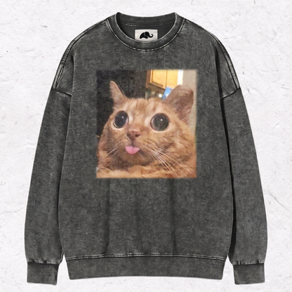 TONGUE OUT KITTY HOOD＆ SWEAT＆TEE