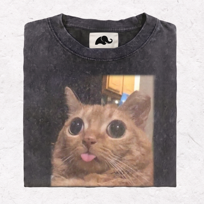 TONGUE OUT KITTY HOOD＆ SWEAT＆TEE