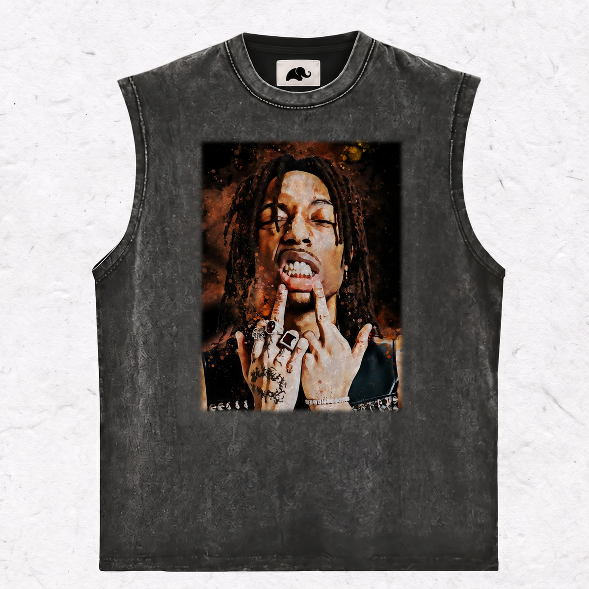 LIL TECCA MIDDLE FINGER HOOD＆ SWEAT＆TEE
