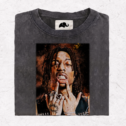 LIL TECCA MIDDLE FINGER HOOD＆ SWEAT＆TEE