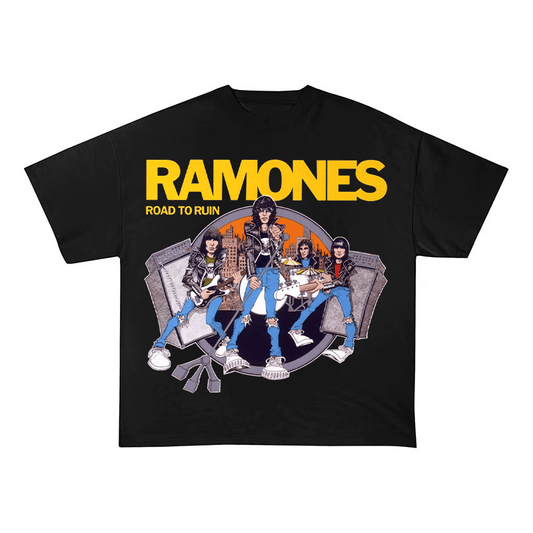 RAMONES ROAD TO RUIN TEE-57061