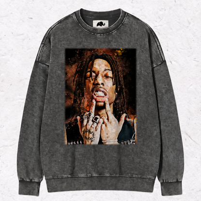 LIL TECCA MIDDLE FINGER HOOD＆ SWEAT＆TEE