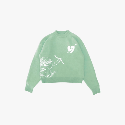 Loyalty Over Love Cupid Knit Sweater