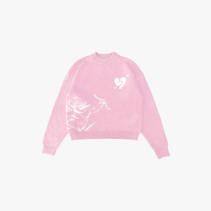 Loyalty Over Love Cupid Knit Sweater