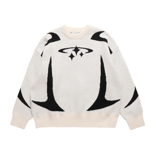 Cosmic Smile Graphic Knit Sweater