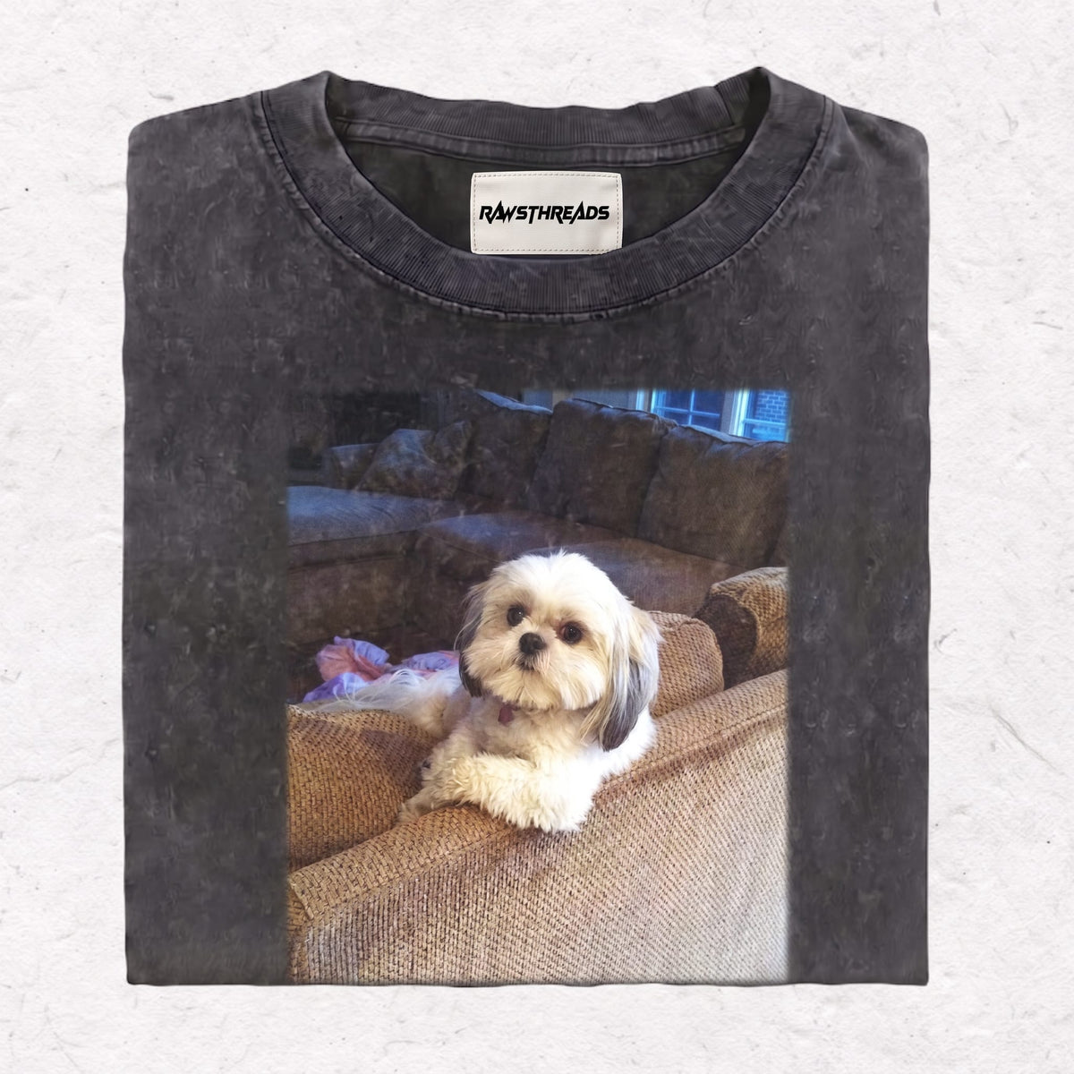 WACKY DOG HEAVY WEIGHT COTTON TEE-005