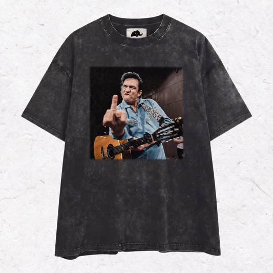 JOHNNY CASH MIDDLE FINGER HOOD＆ SWEAT＆TEE