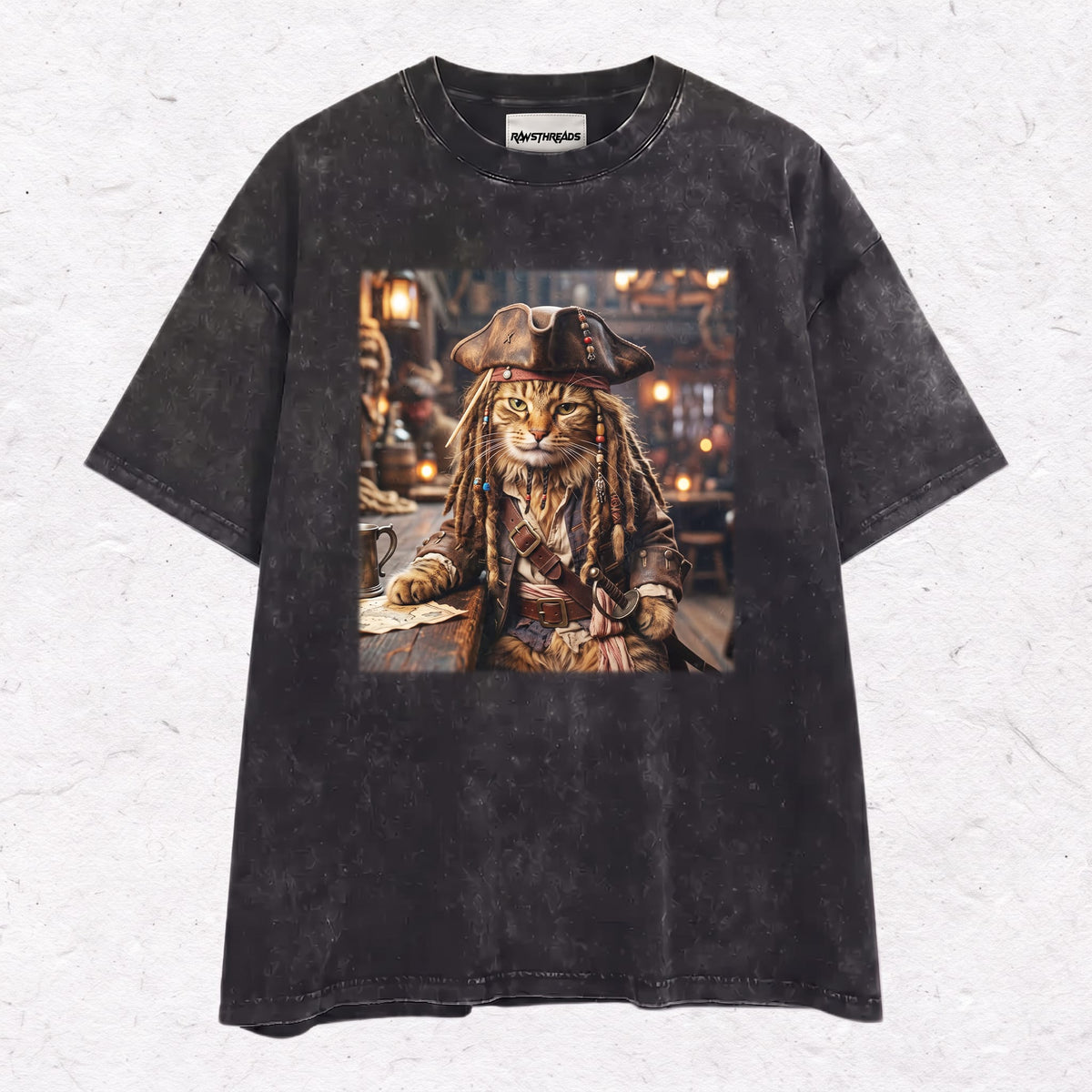 JACK CAT HEAVY WEIGHT COTTON TEE-006