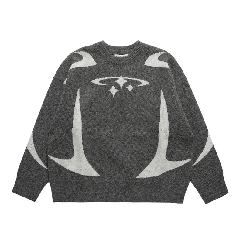 Cosmic Smile Graphic Knit Sweater