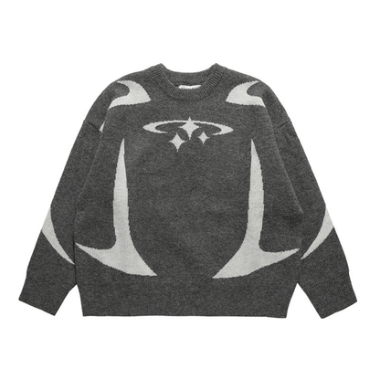 Cosmic Smile Graphic Knit Sweater