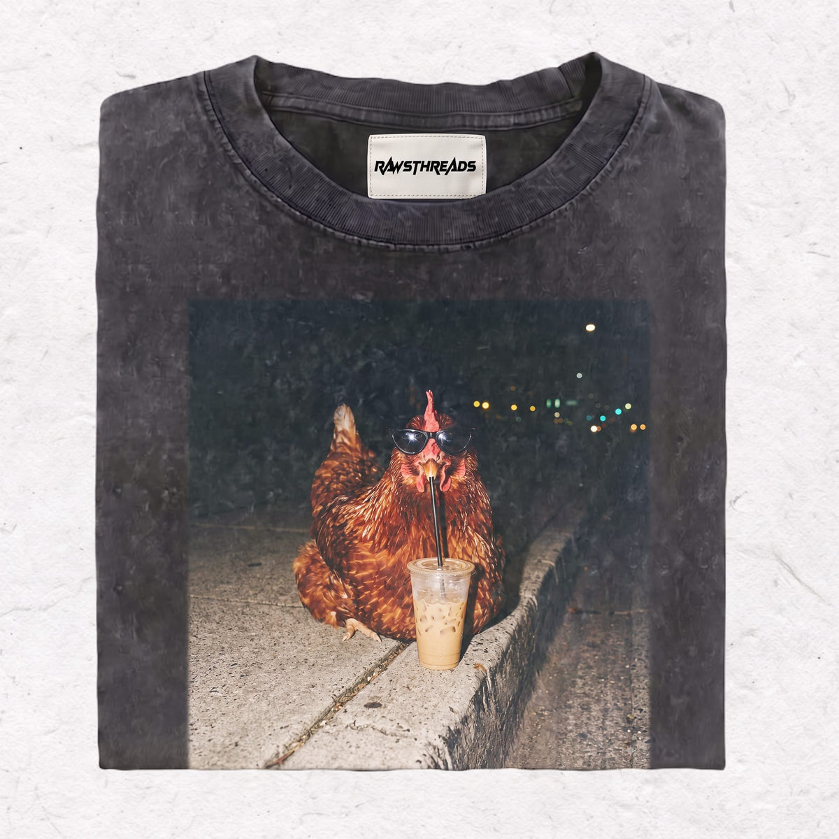 WACKY CHICK HEAVY WEIGHT COTTON TEE-007