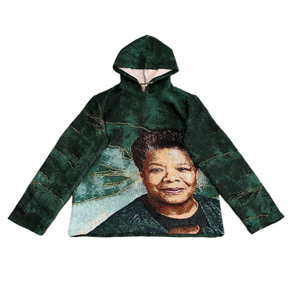 MAYA ANGELOU TAPESTRY HOODIE