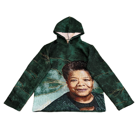 MAYA ANGELOU TAPESTRY HOODIE