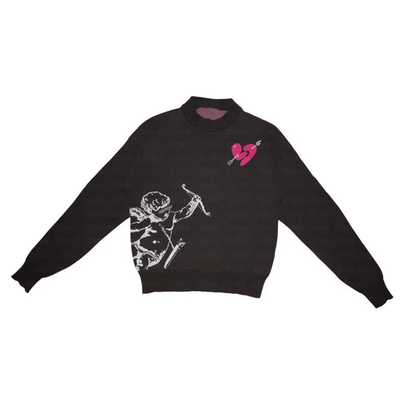 Loyalty Over Love Cupid Knit Sweater
