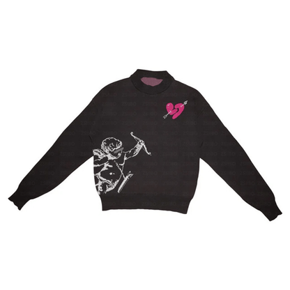 Loyalty Over Love Cupid Knit Sweater