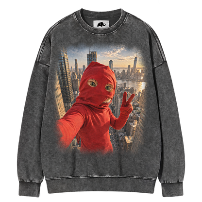 RED SUIT CAT HOOD＆ SWEAT＆TEE