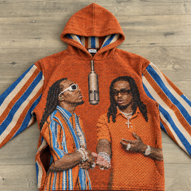 Hotel Lobby Woven Tapestry Hoodie