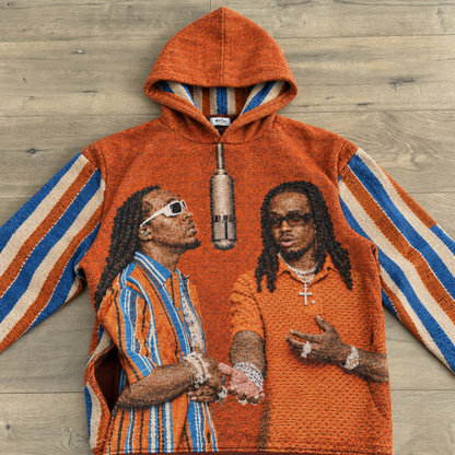 Hotel Lobby Woven Tapestry Hoodie
