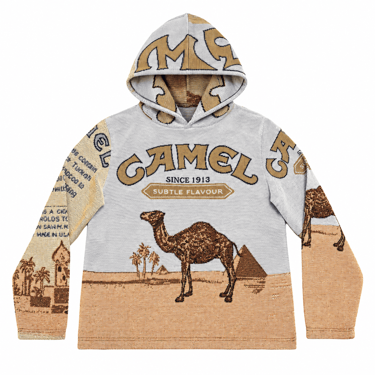 CAMEL TAPESTRY HOODIE