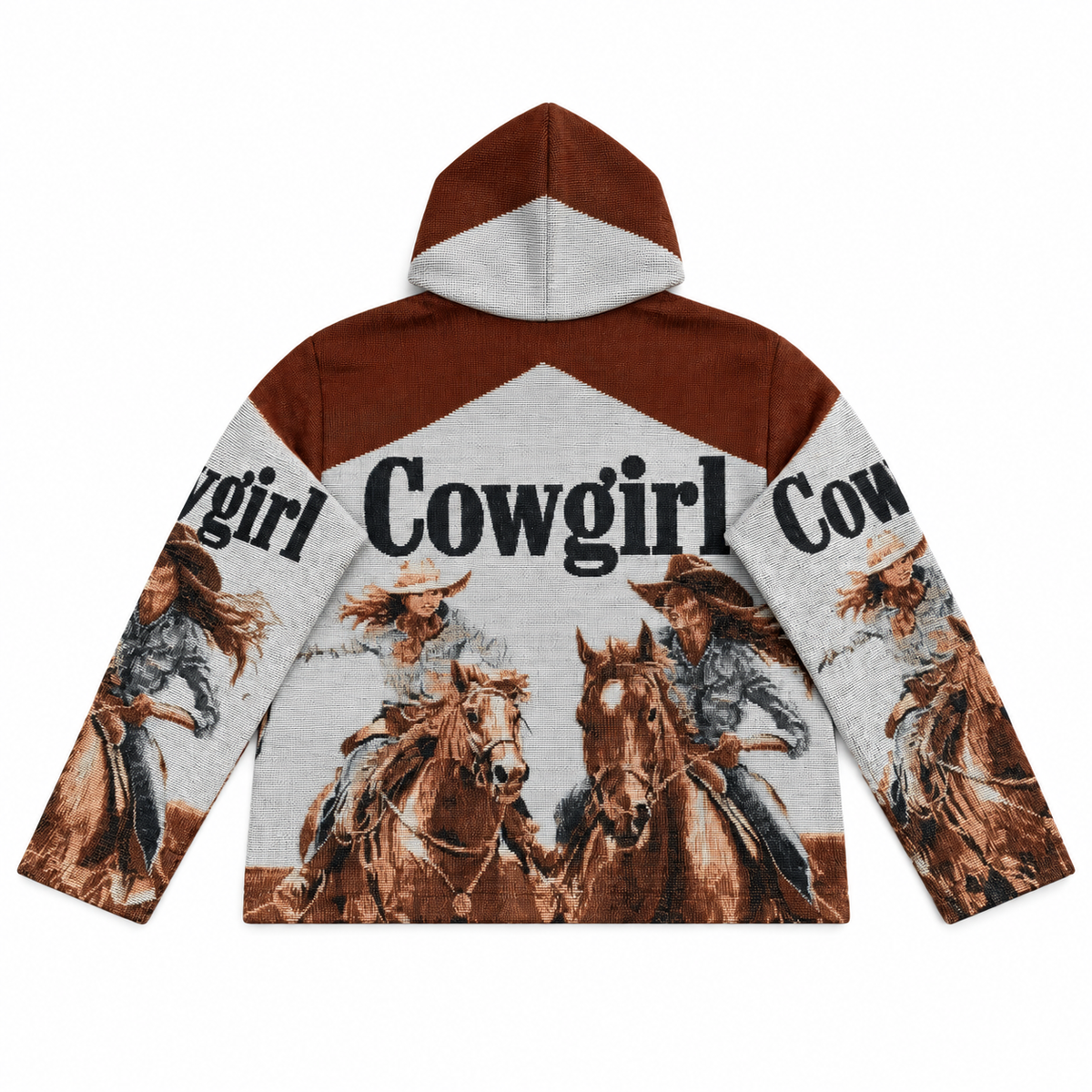 COWGIRL TAPESTRY HOODIE