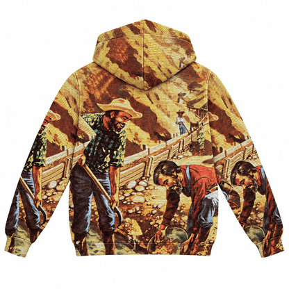 GOLDEN LIFE TAPESTRY HOODIE