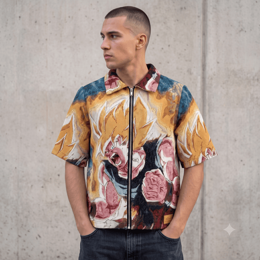 SAIYAN TAPESTRY TEE