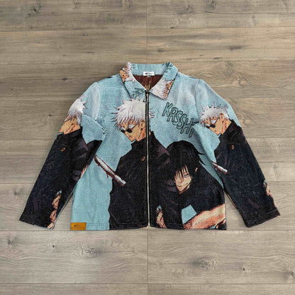 GOJO VS TOJI TAPESTRY JACKET