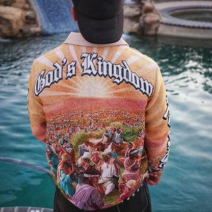JESUS GARDEN TAPESTRY JACKET