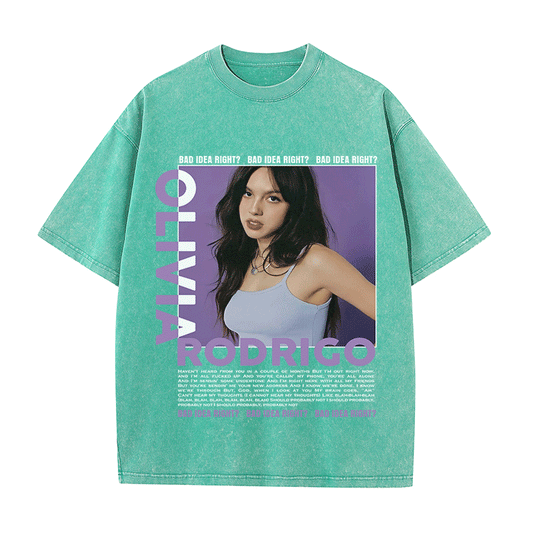 OLIVIA HEAVY WEIGHT COTTON TEE-9011
