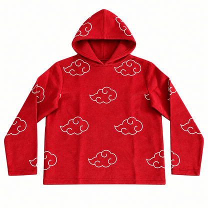 RED N TAPESTRY HOODIE