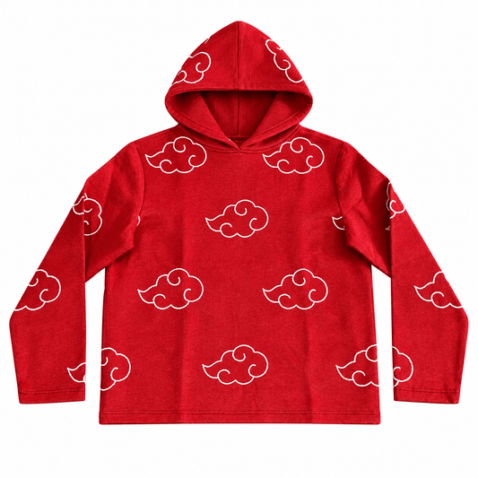 RED N TAPESTRY HOODIE