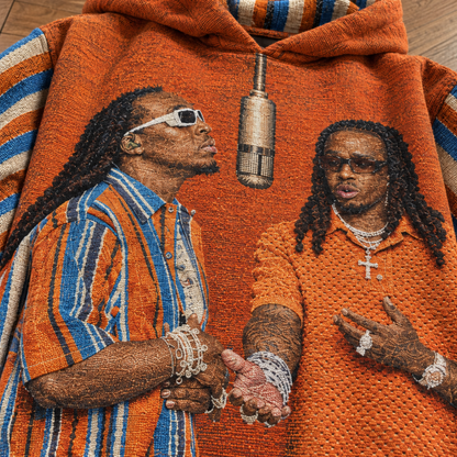 Hotel Lobby Woven Tapestry Hoodie