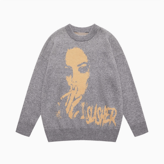 Slayer Portrait Graphic Knit Sweater