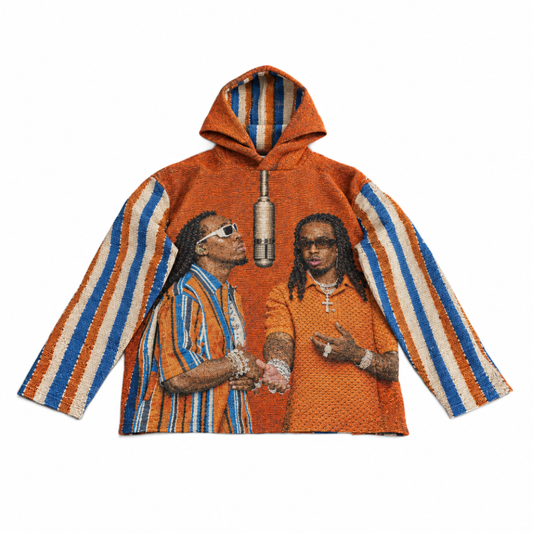 Hotel Lobby Woven Tapestry Hoodie