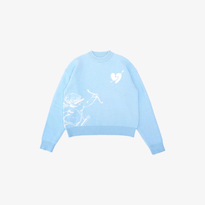 Loyalty Over Love Cupid Knit Sweater