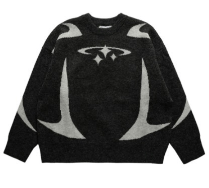 Cosmic Smile Graphic Knit Sweater