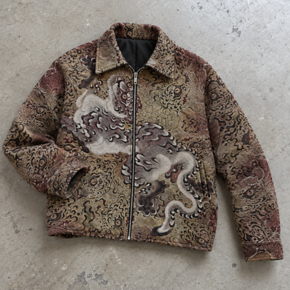 Retro Ukiyo-e Tiger Jacket