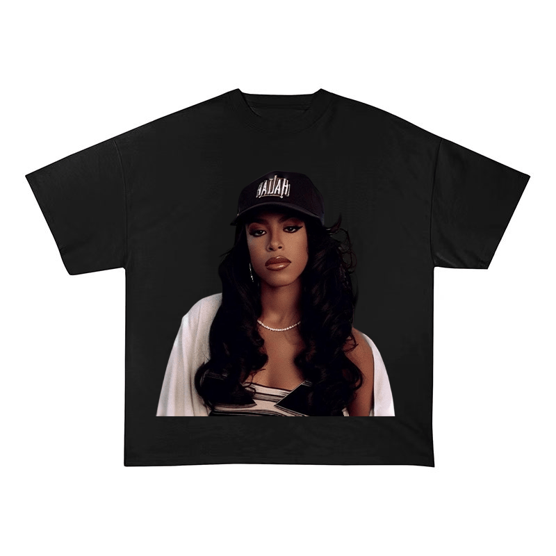AALIYAH OVERSIZED HEAVYWEIGHT COTTON TEE-60023