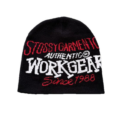 Vintage Workgear Lettering Knit Beanie