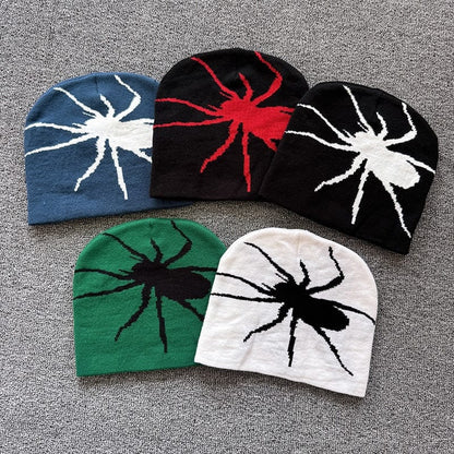 Oversized Spider Knit Beanie