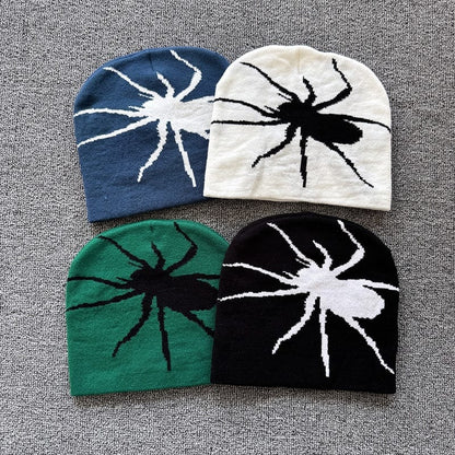 Oversized Spider Knit Beanie