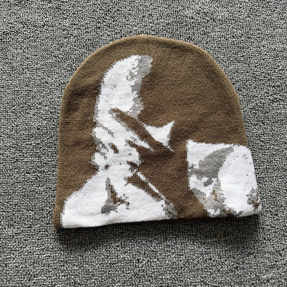 Shadow Portrait Knit Beanie