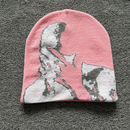 Shadow Portrait Knit Beanie