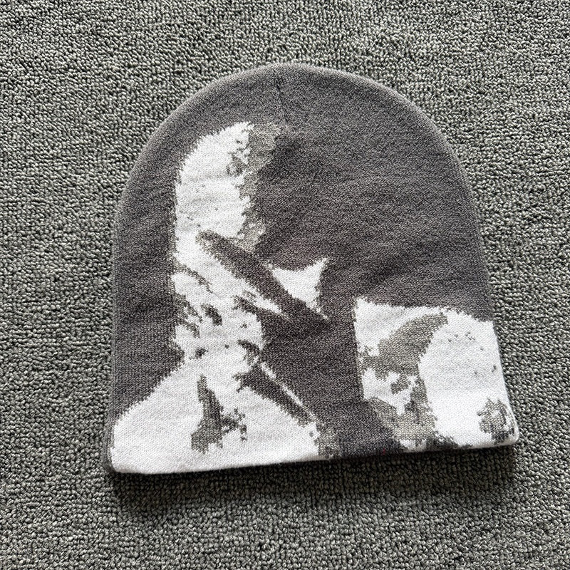 Shadow Portrait Knit Beanie