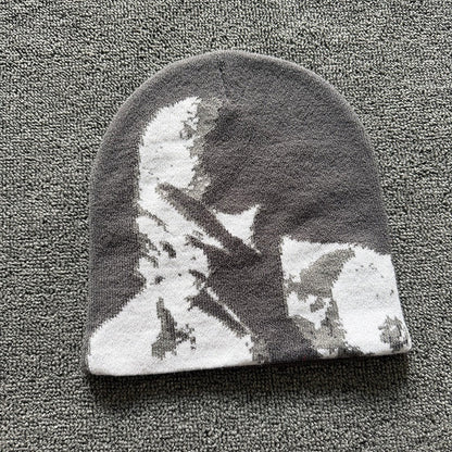 Shadow Portrait Knit Beanie