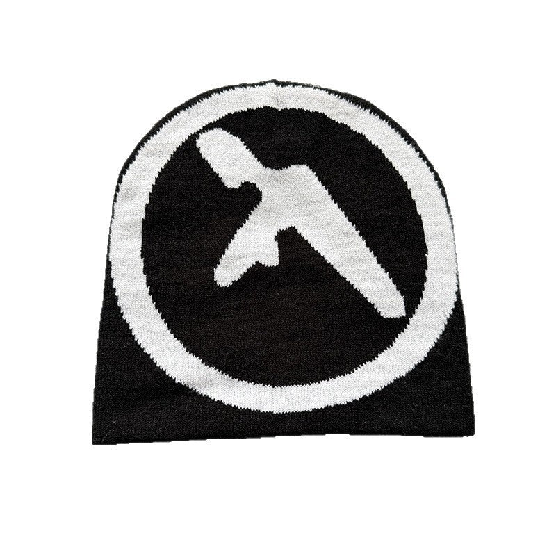 Circle Cross Knit Beanie